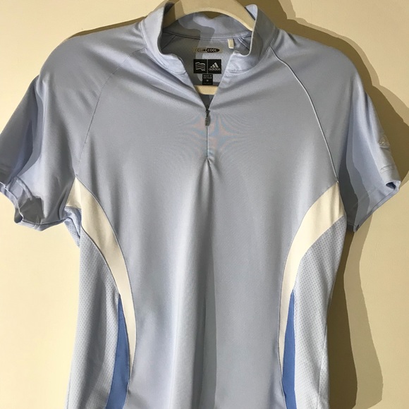 Adidas Light Blue Climacool Top M medium run walk